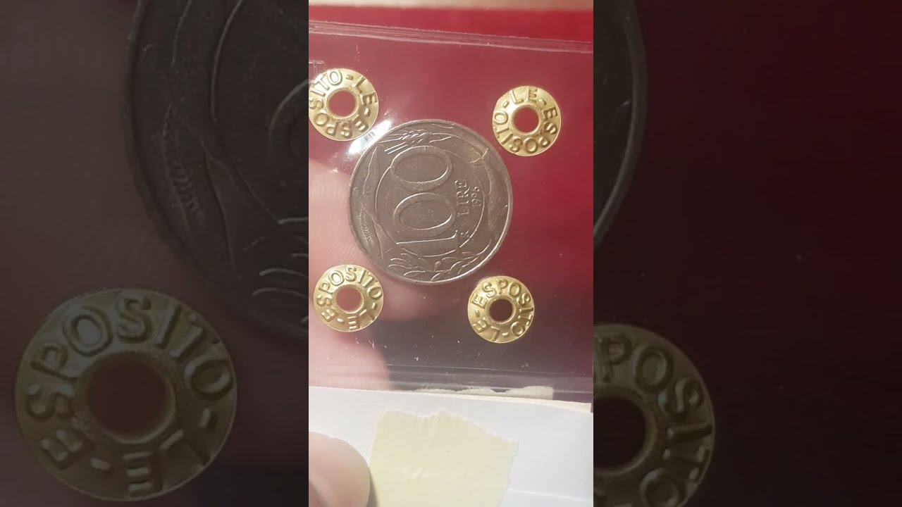 Monete con errori di conio valore 100 lire