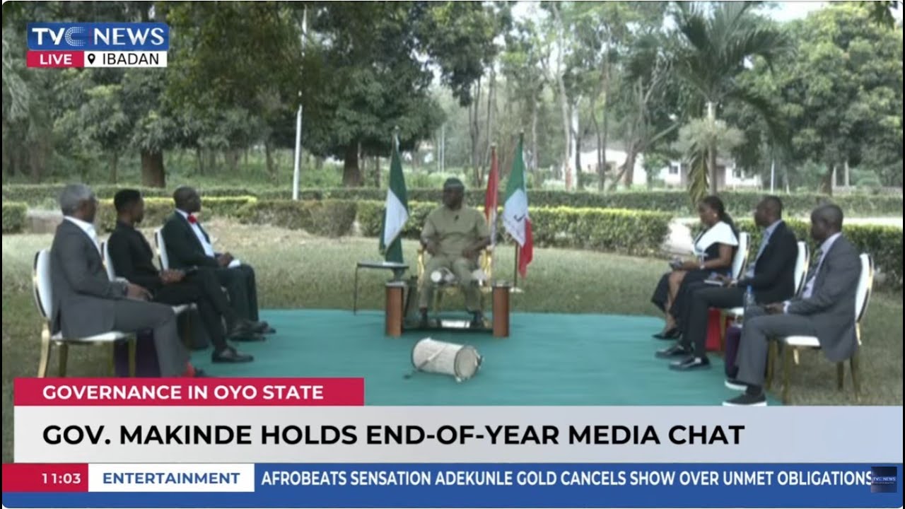  Governor Makinde Blasts Wike, Adelabu In End-Of-The Year Media Chat 