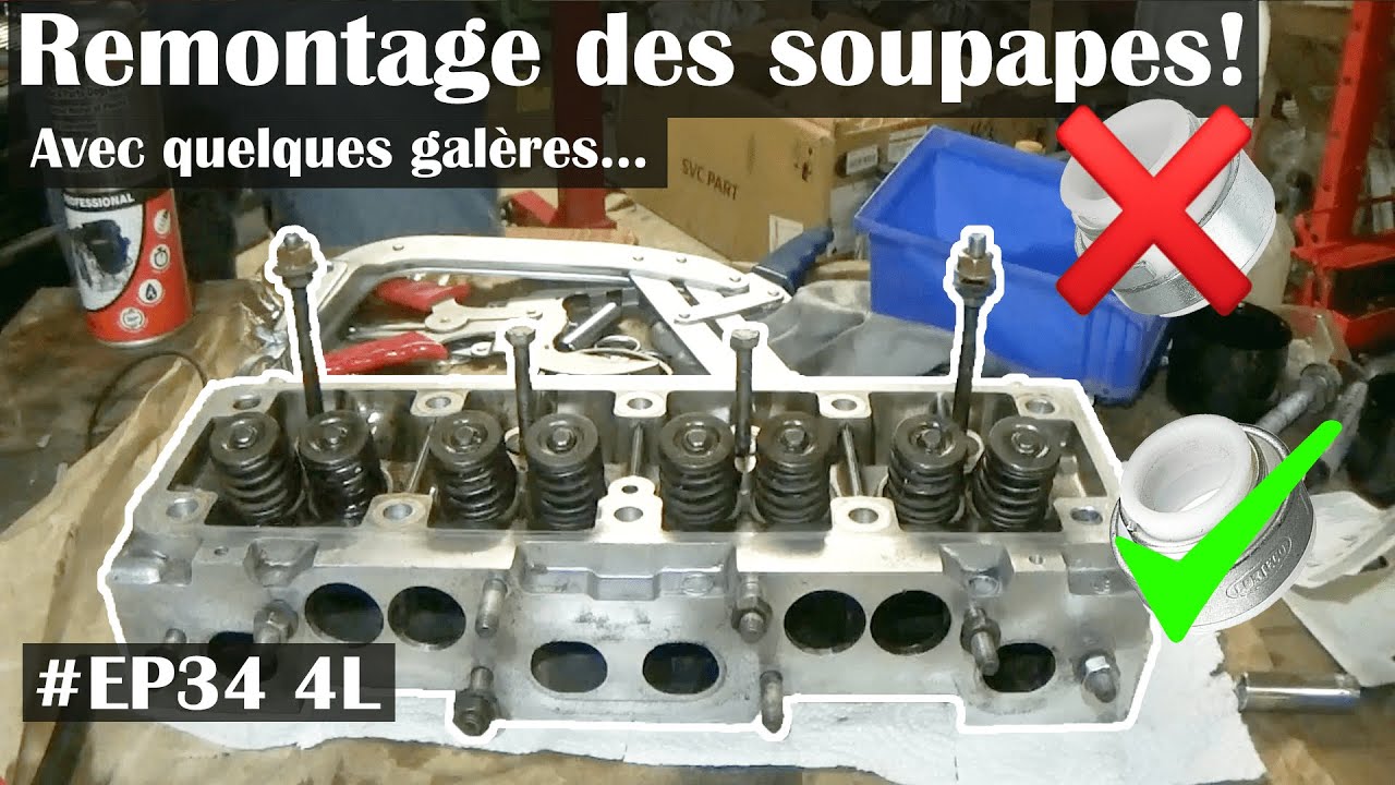 La culasse retrouve ses soupapes (et c'était compliqué) #EP34 4L