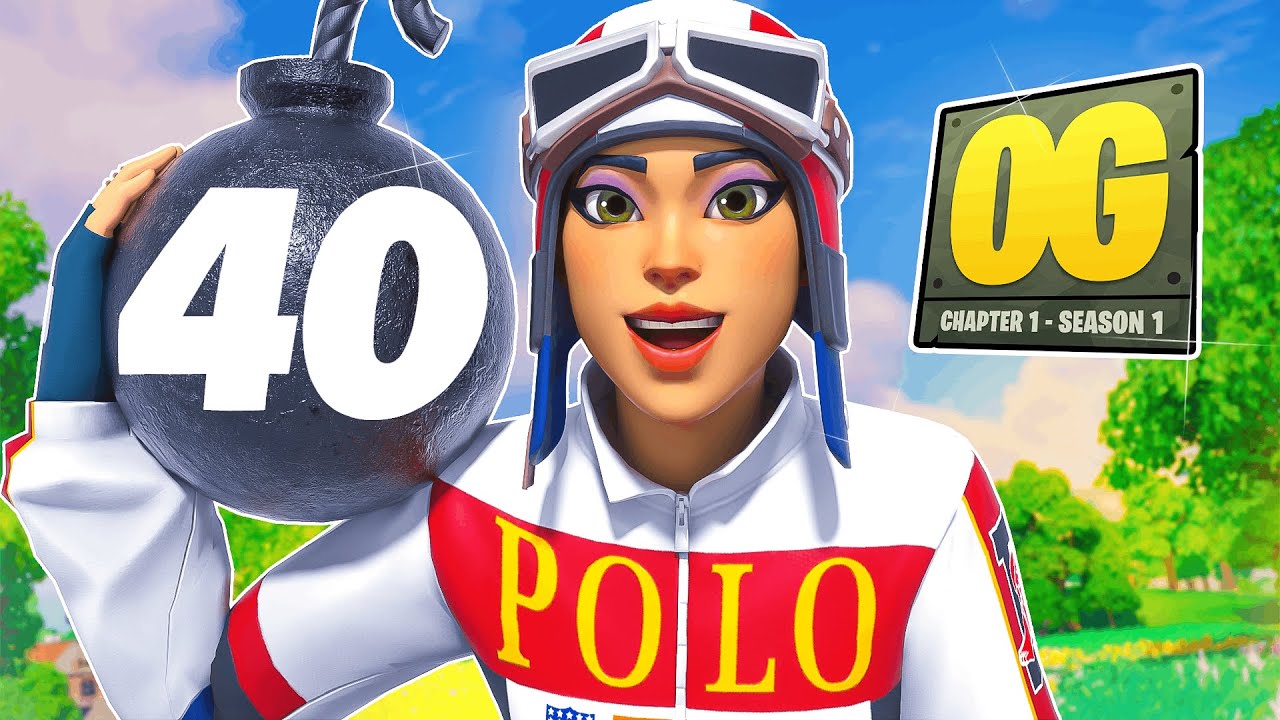40 Kill Win in OG Fortnite On SIMPLE EDIT (World Record)
