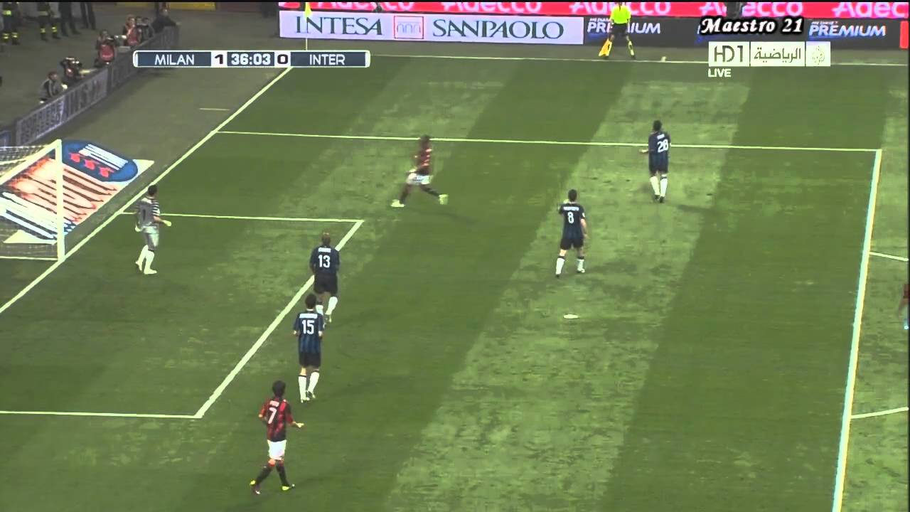 Robinho vs Inter - 02/04/2011