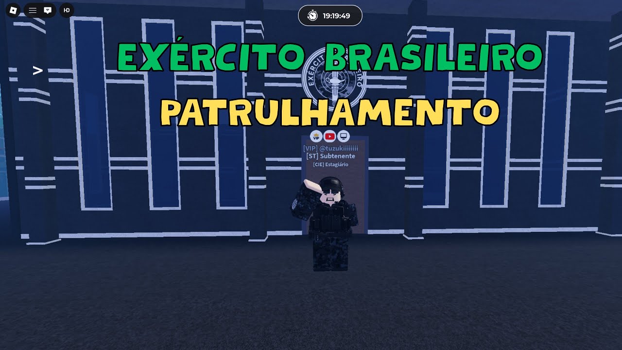 REALIZANDO UM PATRULHAMENTO DO CIE! - EB DO TEVEZ