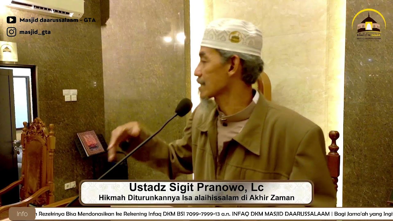Ceramah Tarawih 8 Ramadhan 1447H | Nabi Isa AS | Ust. Sigit Pranowo, Lc