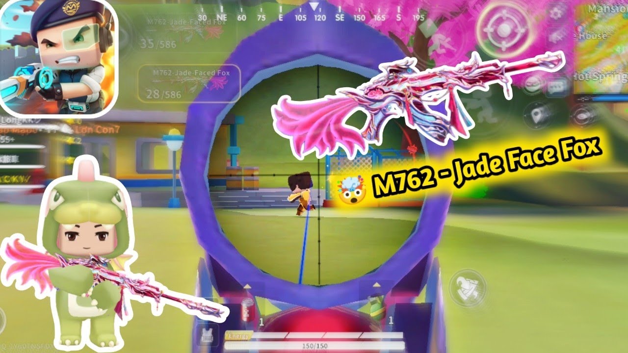 Dominating with M762 Jade Face Fox Skin! 🔥 (Mini World Royale)