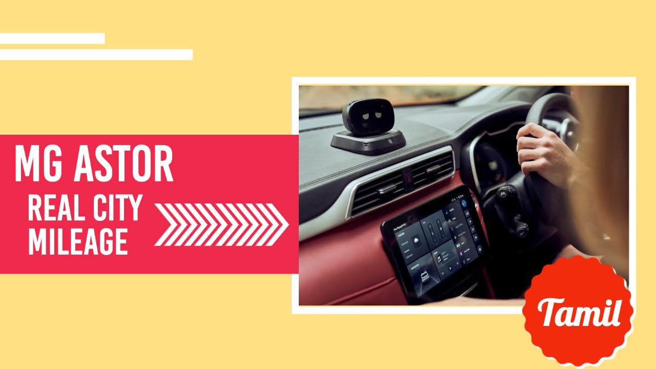MG ASTOR - City Drive Realtime Mileage Test😱 (Manual MT) - TAMIL