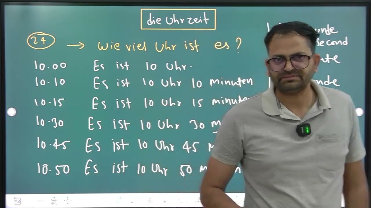 A1 - Degree - Komparation | Use of Adjectives as Positive, Comparative & Superlative | Die Uhrzeit