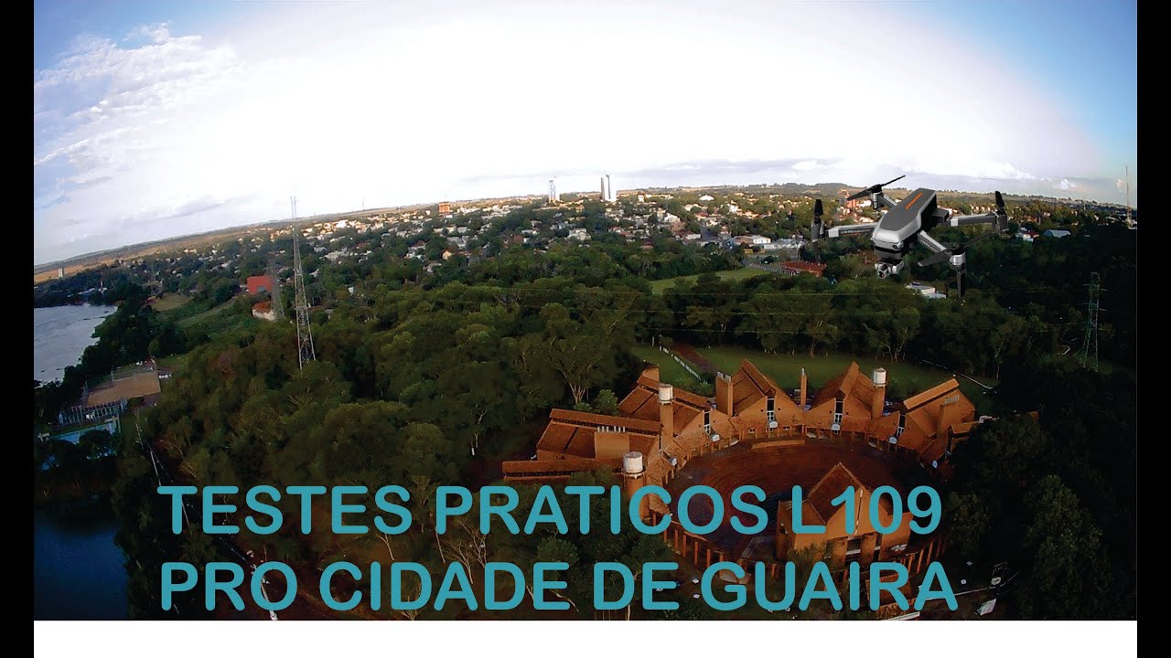 TESTES PRÁTICOS DRONE LYZ L109 PRO, DRONE BOM E BARATO PARA INICIANTES  EM GUAIRA-PR