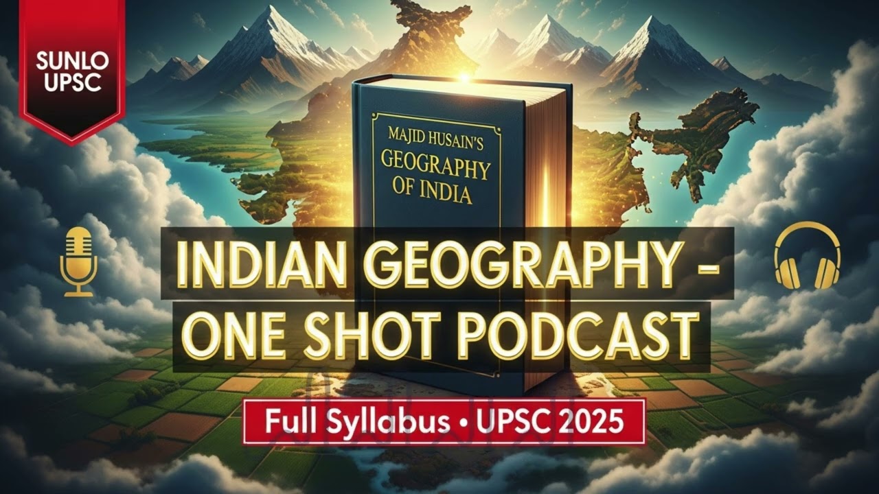 Indian Geography &ndash; Majid Hussain&rsquo;s Ultimate UPSC Audiobook Summary 🎧🔥 (Book Link Below)