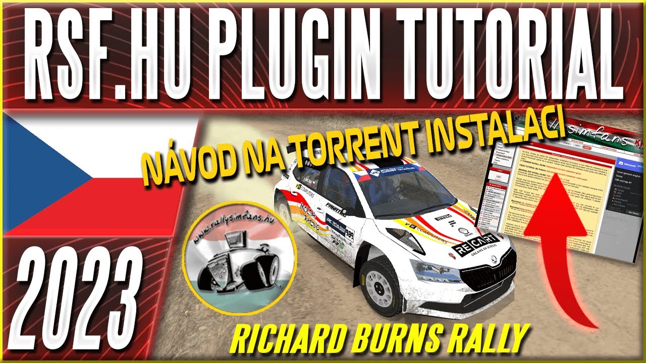 Jak Nainstalovat RBR RallySimFans.hu Plugin (Torrent) Tutorial / Návod | Richard Burns Rally CZ
