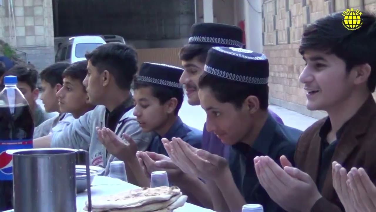 Iftar Dinner Organized by ISRA-UK For Khpal Kor foundation boys campus Children