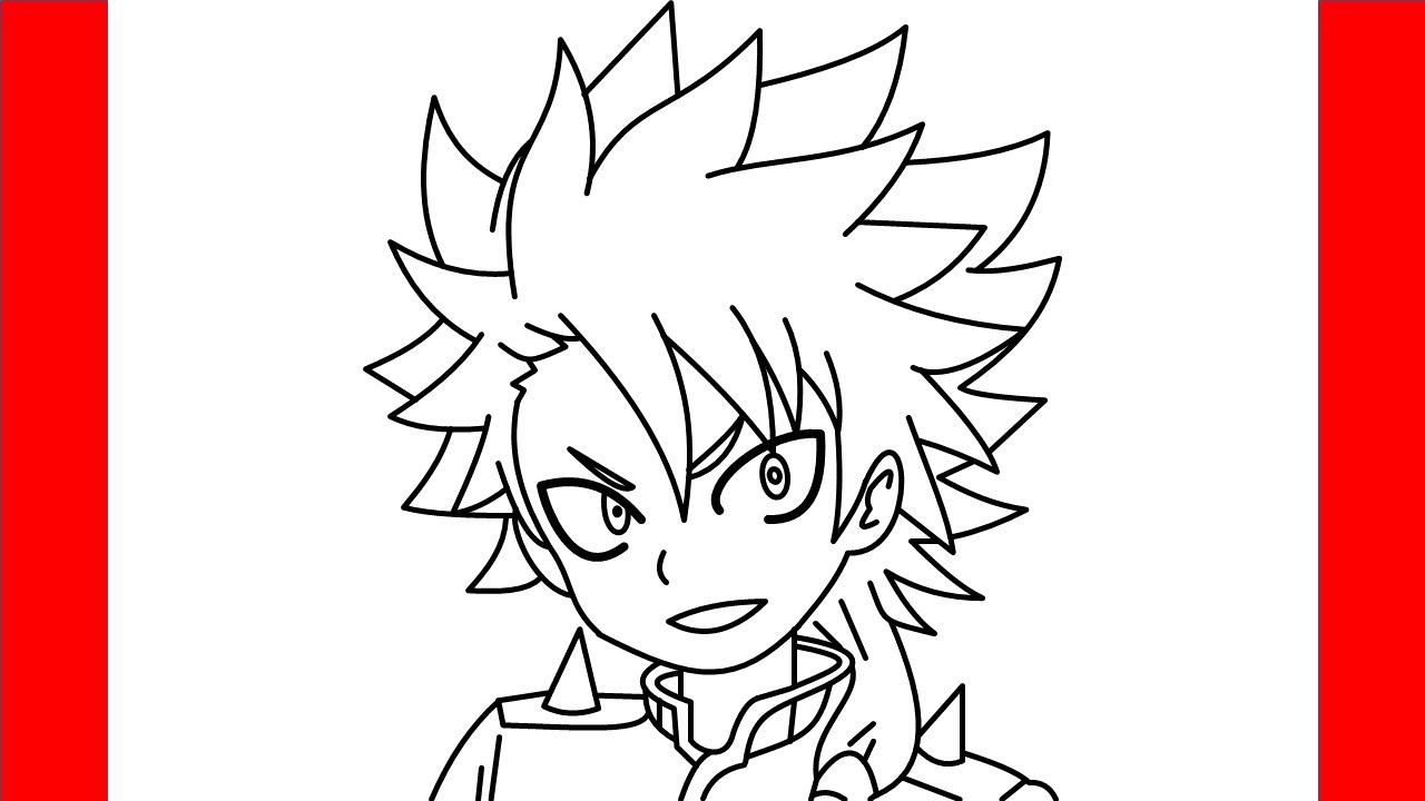 How To Draw Wakiya Murasaki From Beyblade - Step By Step Drawing