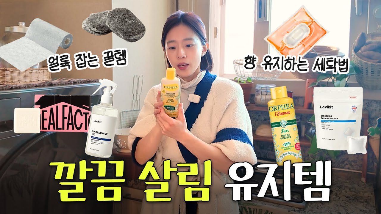 140만 팔로워 주부 인플루언서도 아껴 쓰는 만능 세탁&청소 꿀템🫧 | 얼룩 제거 비누•싱크대 관리•섬유 향수