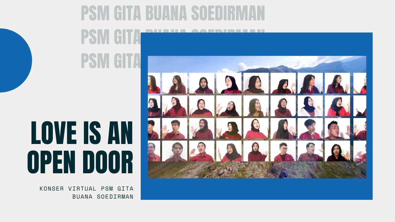 PSM Gita Buana Soedirman - Love Is An Open Door (Konser Virtual PSM GBS 2021)
