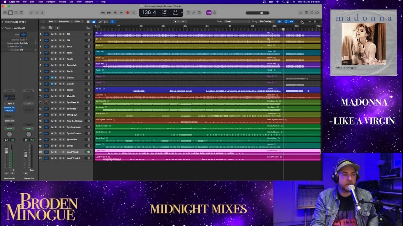 Like a virgin - Madonna RAW Multitrack and Stems Reaction