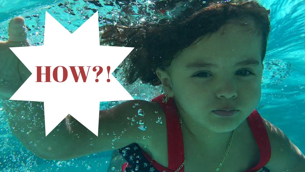 How to teach toddler to swim (at home)