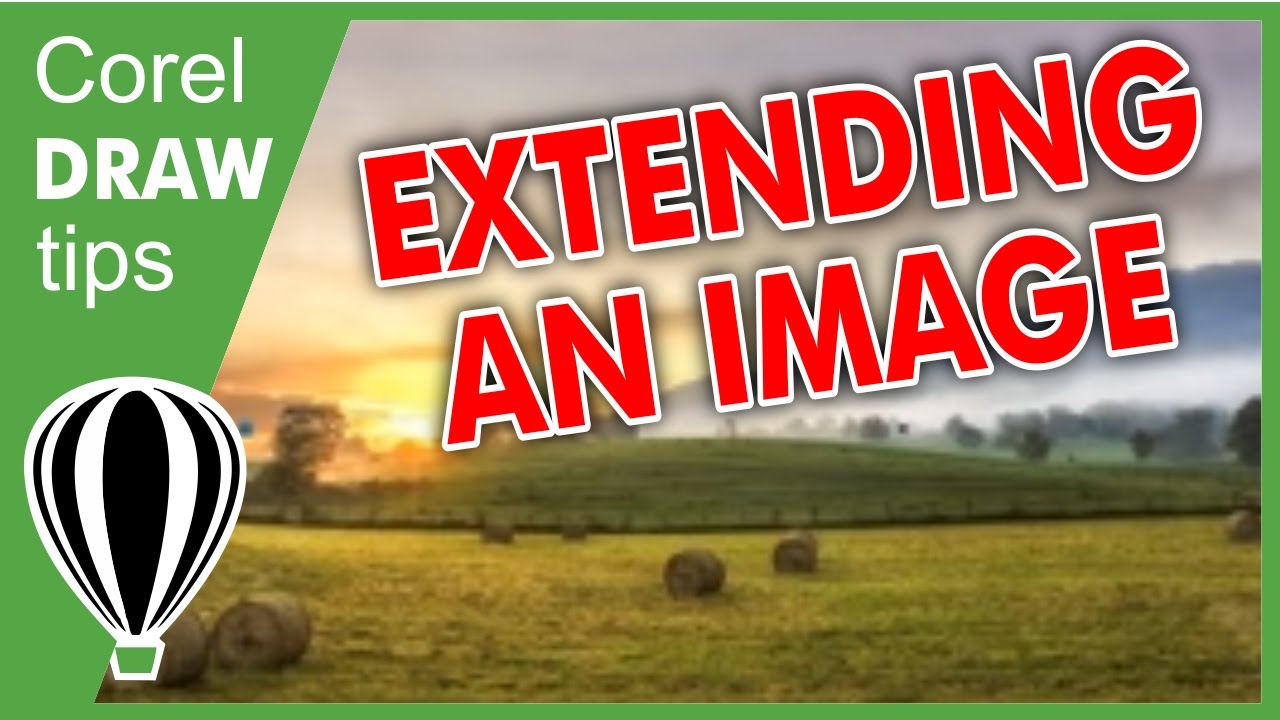 CorelDraw: Extend Images with Transparency Tricks