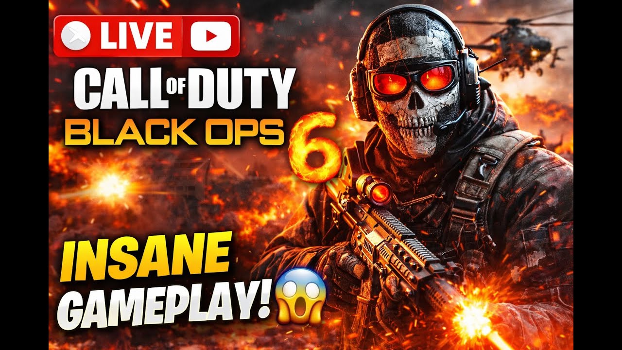 🚀 FIRST LIVE - Black Ops 6 | Crazy Gameplay & Fun!