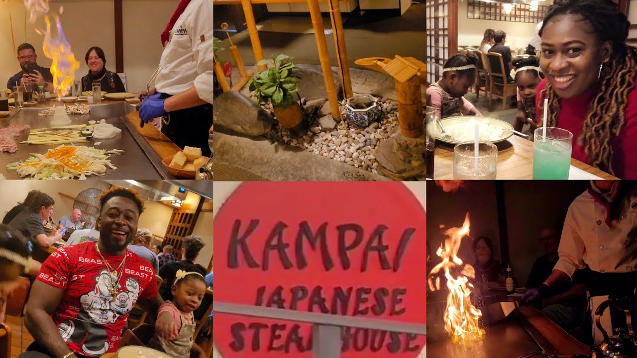 VLOG mw mennen wood nan restoran japonèz pou premye fwa|vin gade sak rivel|li fè yon cute reyaksyon