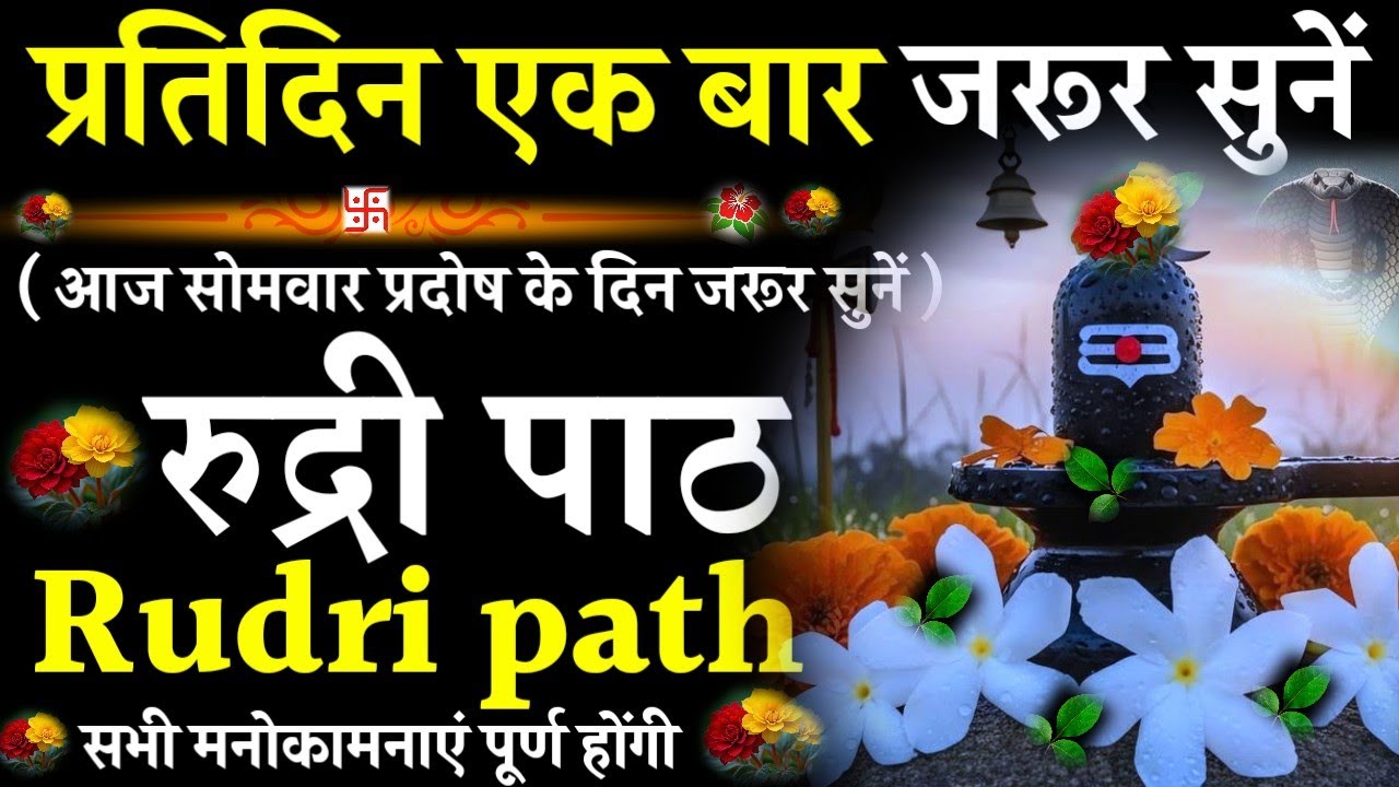 Rudri path || रुद्री पाठ|प्रतिदिन एक बार जरूर सुनें|#@pujapathmantrastotra_shakti9 #rudripath #shiv 