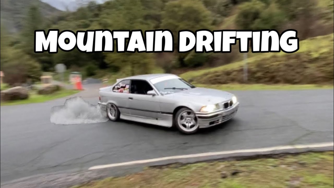 Drifting My BMW E36 In the Mountains!