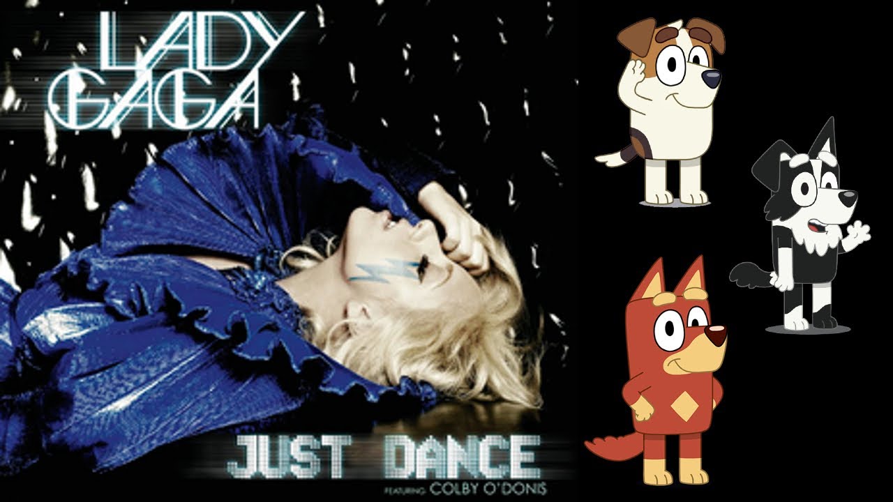Just Dance - Rusty and Mackenzie ft. Jack (Bluey Ai Cover) w/lyrics