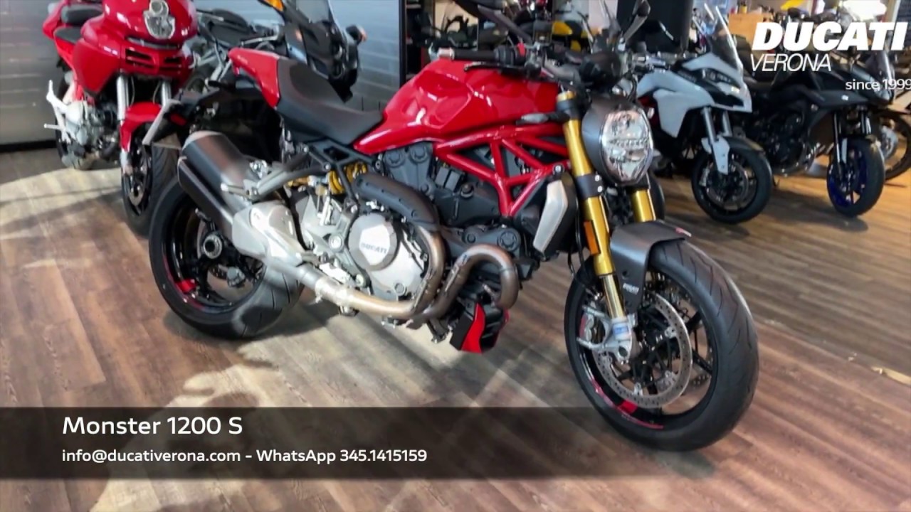 ***VENDUTA*** Monster 1200 S con soli 433 km!