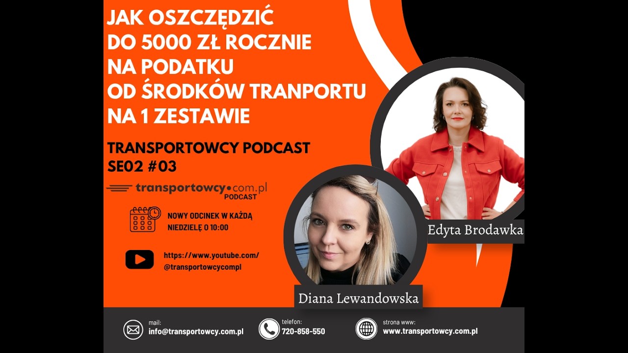 🚛 Podatek od środk&oacute;w transportu &mdash; jak legalnie płacić mniej? | Transportowcy Podcast