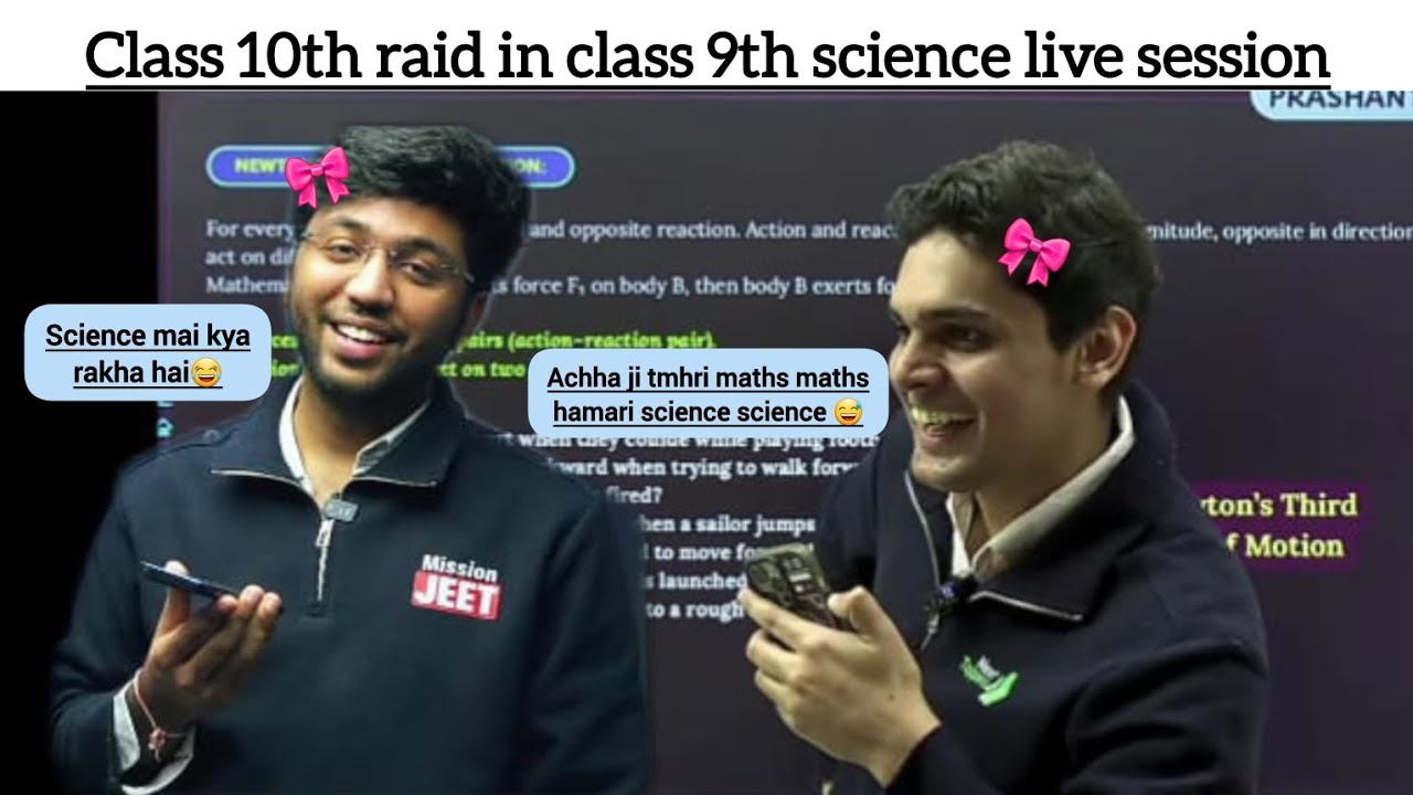 9th ki class mai 10th walo ne kiya raid!! 😯😱| Pk bhaiya ka reaction 🤨| @exphub10th @Mission_JEET 