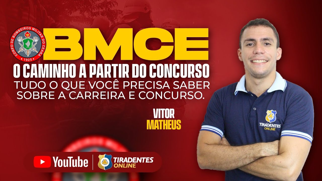 BMCE: O CAMINHO A PARTIR DO CONCURSO | TUDO O QUE VOCÊ PRECISA SABER | PROF. VICTOR MATHEUS