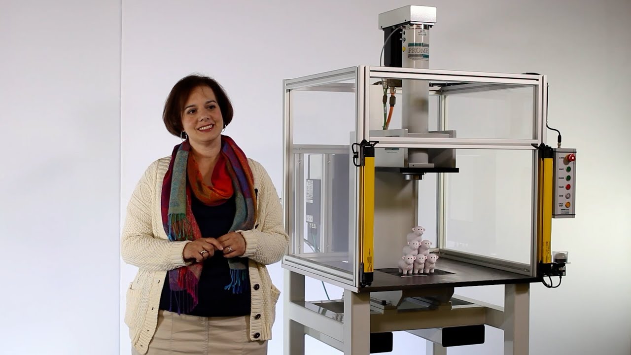 Electric Press Work Station Show Demonstration