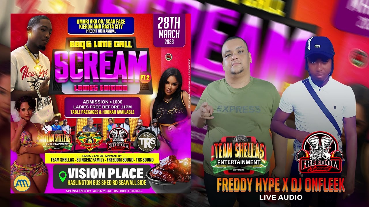 SCREAM PT.2 LIVE AUDIO (TEAM SHELLAS X FREEDOM SOUND)