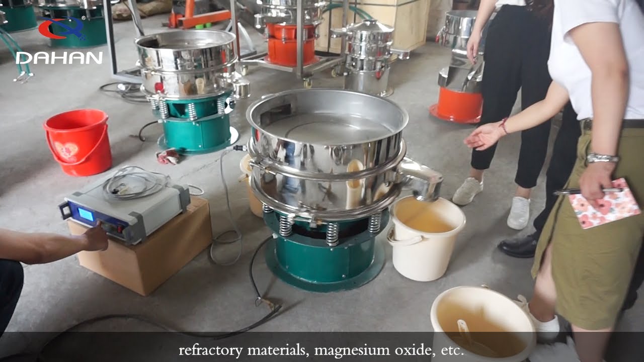 Ultrasonic vibrating screen Vibrating sieve powder material test