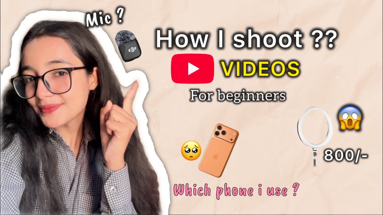 How I Shoot YouTube Videos 🤔| For begginers | No expensive gadgets 🤑
