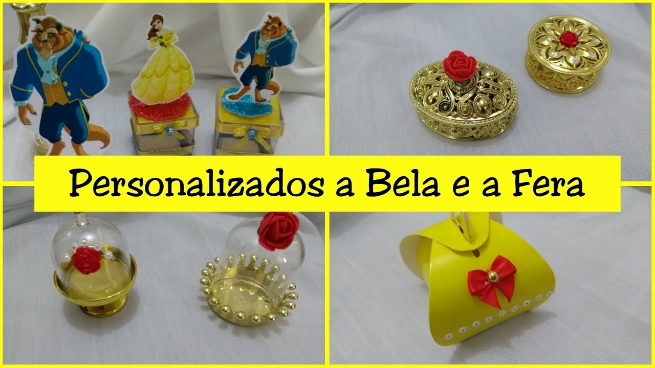 Personalizados Diy .. A Bela e a Fera. universodanani (part2)