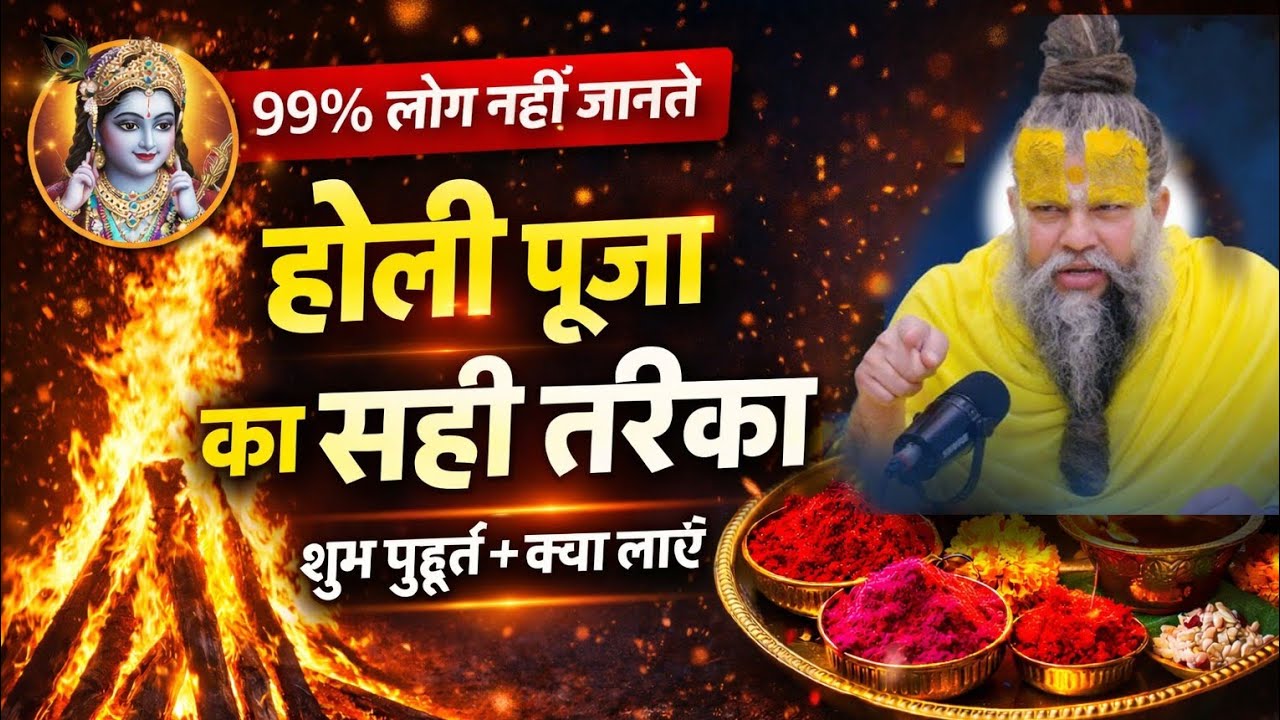 होली की रात ये पूजा कर ली तो किस्मत बदल जाएगी | Holika Dahan Special