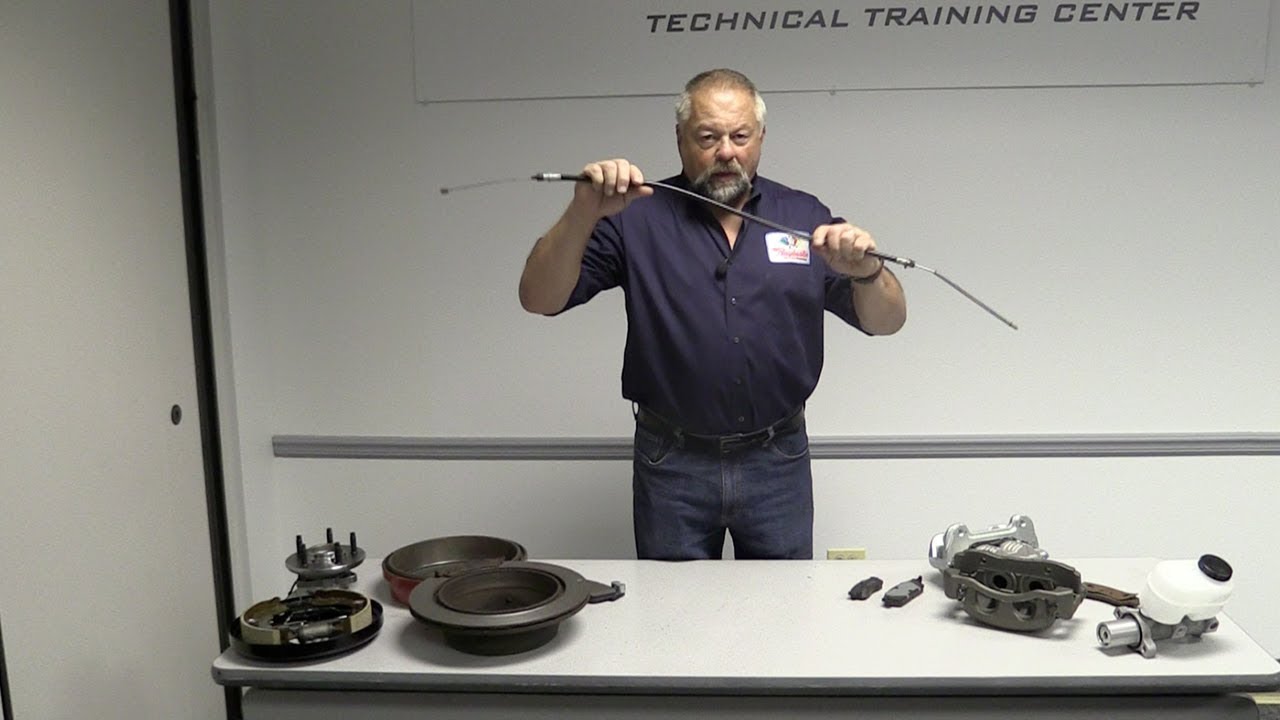 Глухой шум при торможении