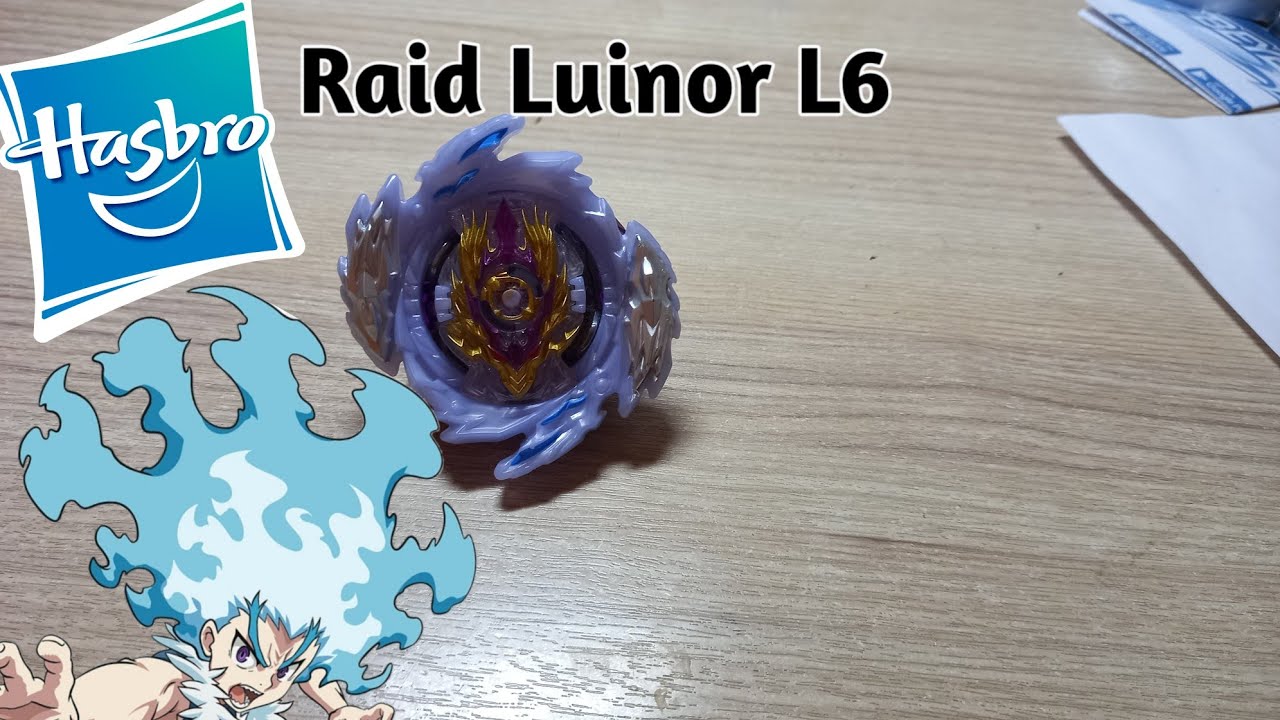 Raid Luinor L6 (Рейд Луйнор Л6) от Хасбро/Бейблейд Бёрст/Beyblayde Burst/обзор и битвы