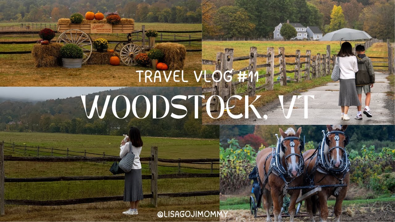 #11.  🌧️ Rainy Day Road Trip Vlog  | Hearty Breakfast | Woodstock, Vermont | Early Fall Foliage 🍂