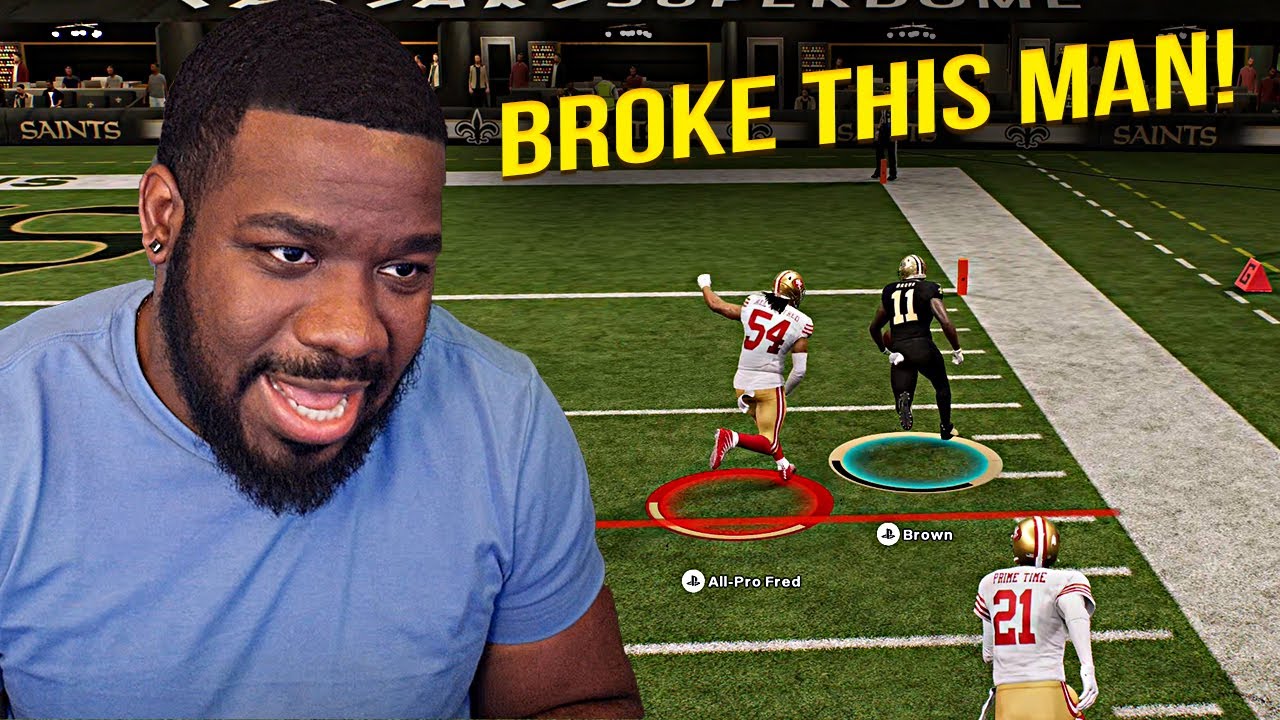 Madden 25 - A.J. BROWN IN PLAYOFFS BROKE THE OPPONENT