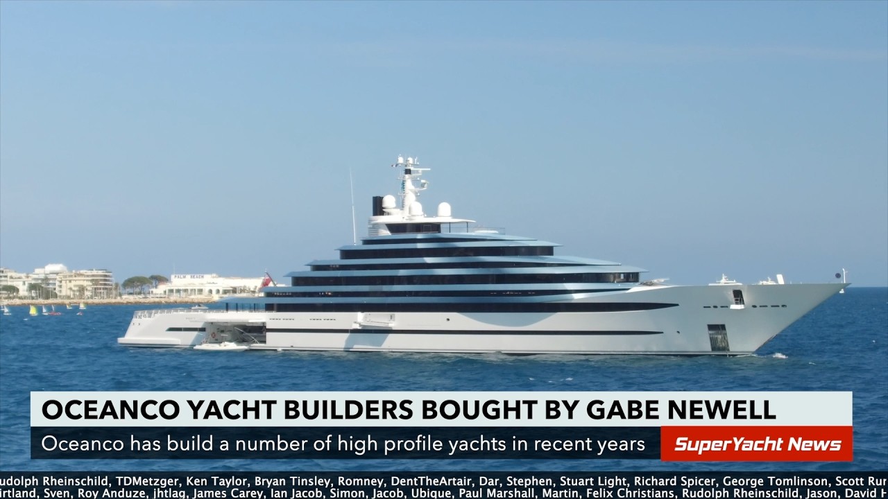 'Gaben' Gabe Newell Buys a SUPERYACHT Builder in Netherlands! | SY Clips
