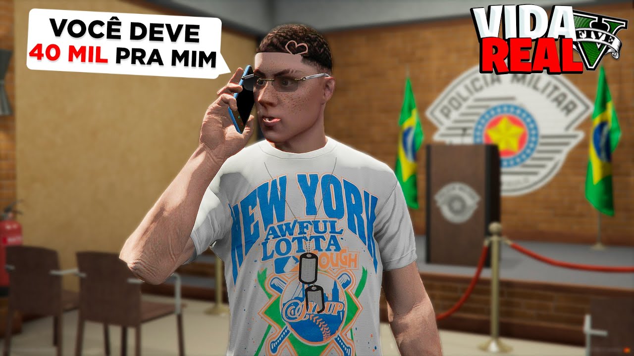 GTA V : VIDA REAL - CONSEGUI SAIR DA PRISÃO, MAS COM UM GRANDE PROBLEMA! - #61