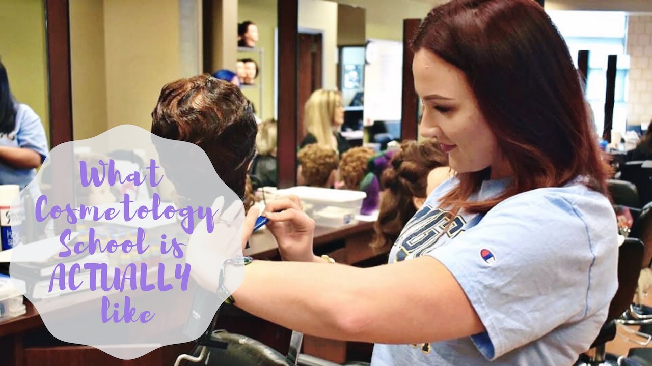 A Day in the Life of a Cosmetology Student | What Beauty School is REALLY like | GRWM + Footage