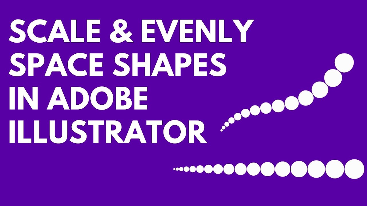 Illustrator Scale & Evenly Distribute Objects