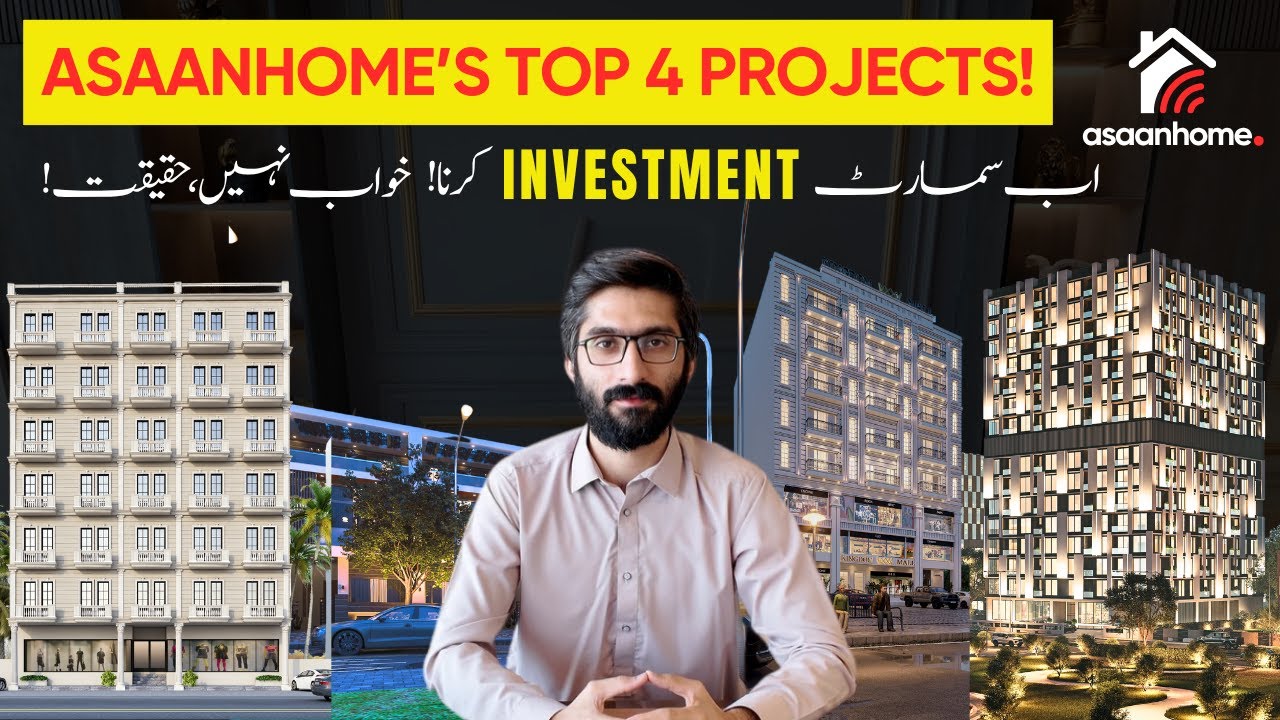 Top 4 Real Estate Projects in Lahore 2025 🏡 | AsaanHome Prime Tower to Next Villas Full Tour