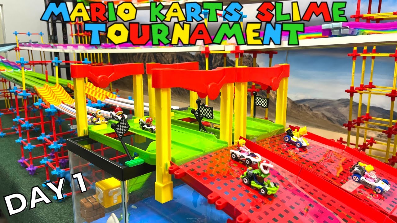 MARIO KARTS SLIME RACING | ТУРНИР ЛИТЫХ МАШИНОК 1