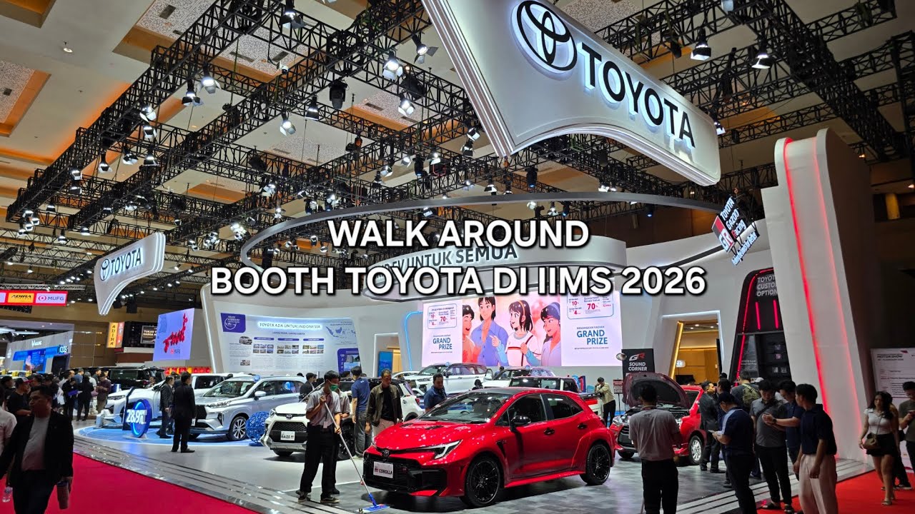 WALK AROUND BOOTH TOYOTA DI IIMS 2026