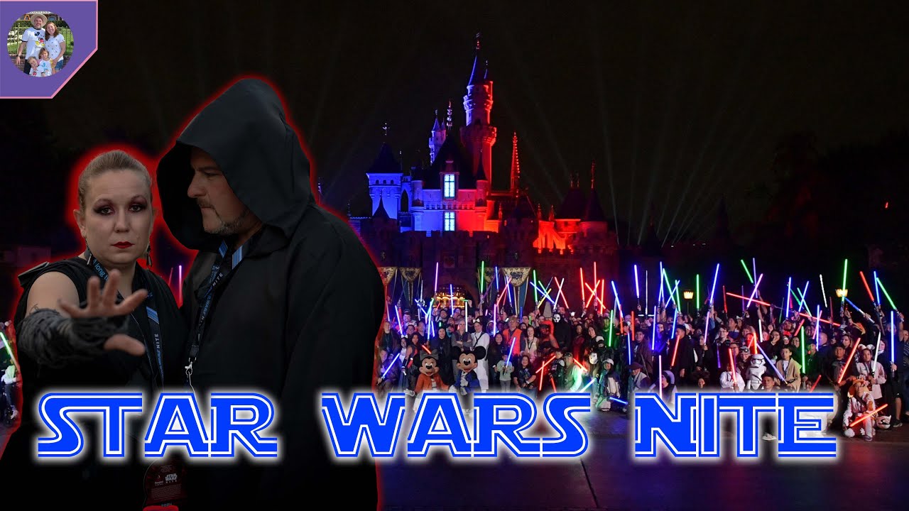 STAR WARS NITE PART 1 2024 DISNEYLAND!