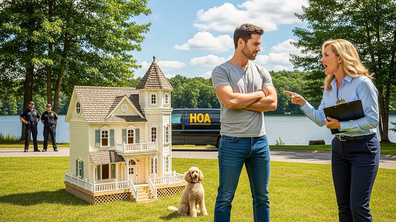 HOA Banned Dog Houses, So I Built My Poodle a Two Story Victorian Dog Mansion With a Turret!