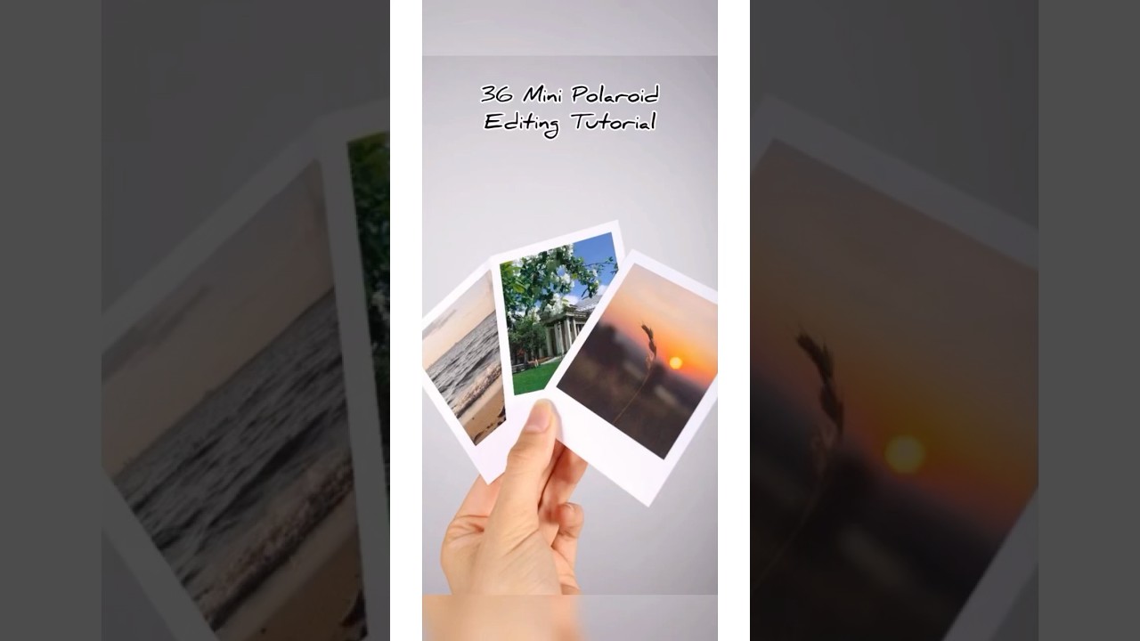 Mini Polaroid Editing tutorial part1 