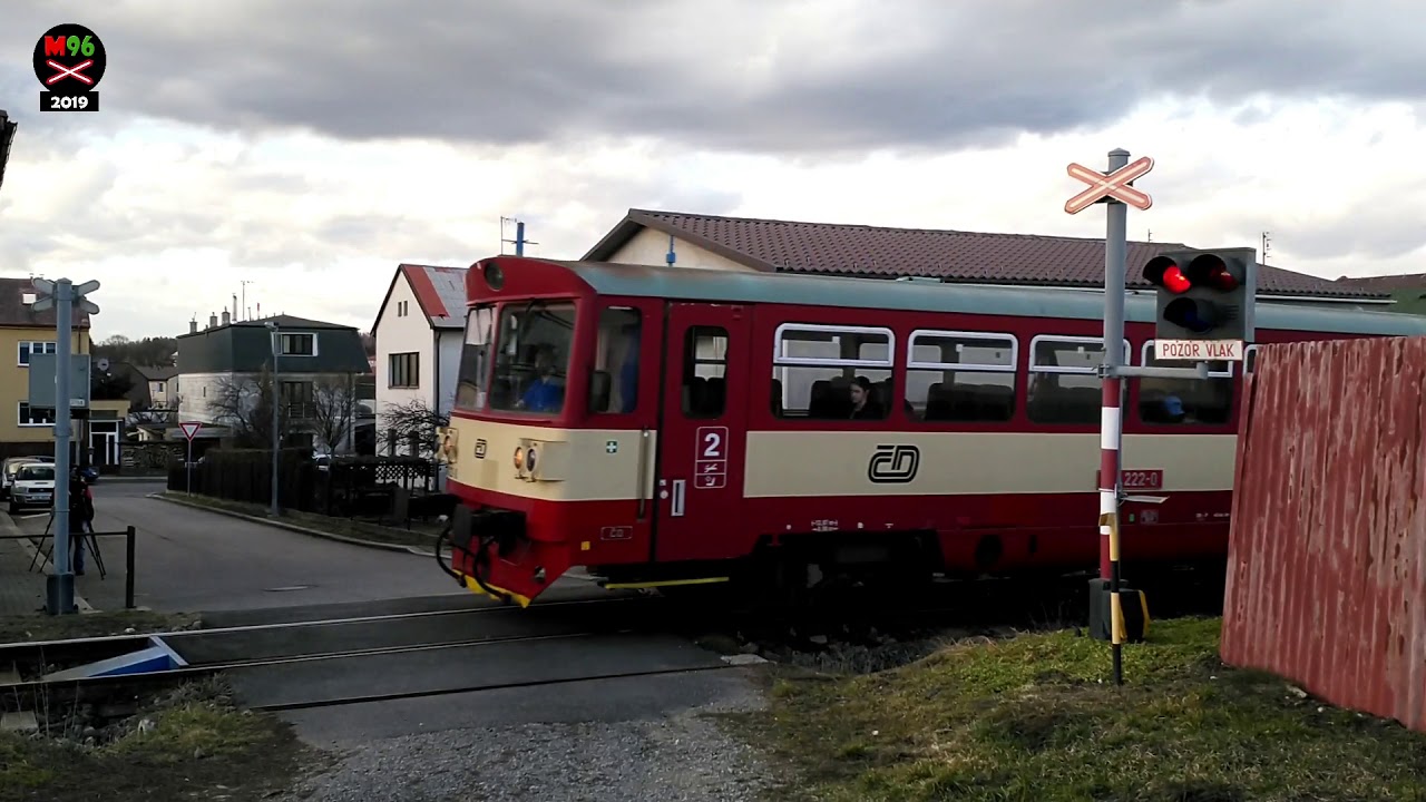 Železniční přejezd Havlíčkův Brod #2 [P3764] - 8.3.2019 / Czech railroad crossing
